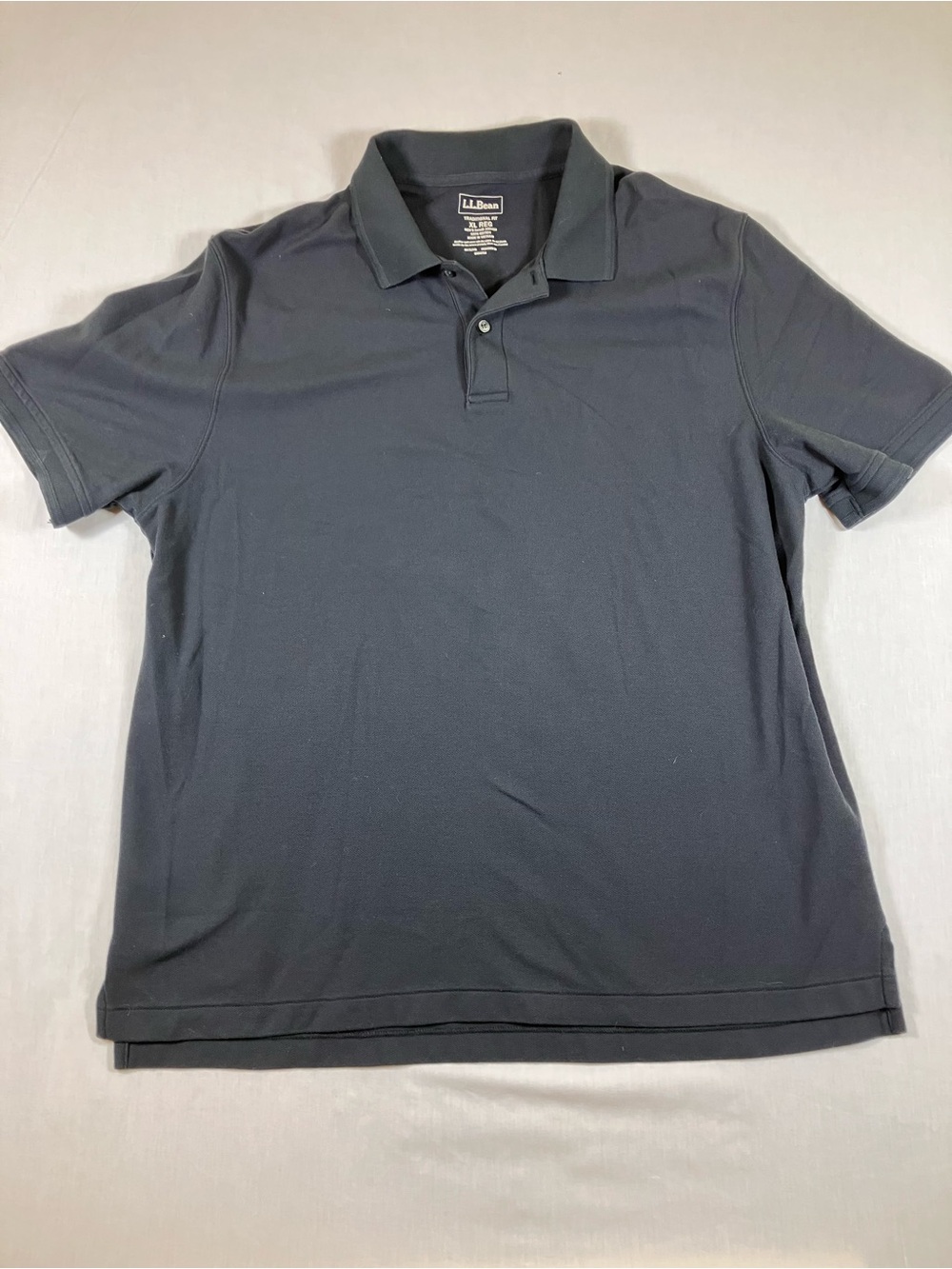 L.L. Bean Men's Polo Shirt - Dark Charcoal